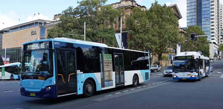 Transit Systems Scania K310UB Gemilang Eco City Bus 6771 & STA Mercedes Citaro 1233